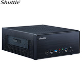 Shuttle XH510G2 Slim Mini PC 5L Barebone - Intel 11/10th Gen, PCIe x16, PCIe x1, LAN, HDMI, DP, 2x DDR4, 2.5" HDD/SSD bay, 2xM.2 2280, 180W (LS)