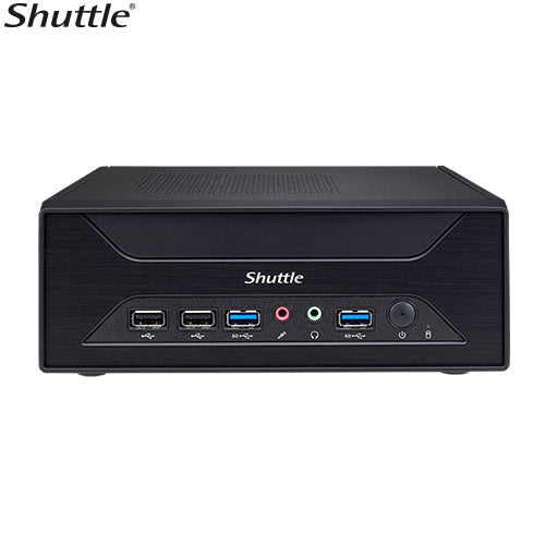 Shuttle XH510G Slim Mini PC 5L Barebone - Intel 11/10th Gen, PCIe x16, PCIe x1, LAN, HDMI, DP, 2x DDR4, 2.5