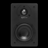 TruAudio CT Bookshelf Theater & Audio Passive Speaker, Black Matte Finish, 4" Glass Fiber Woofer, 1" Aluminum Tweeter, 5-40 watts, 8Ω. Sold each.