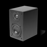 TruAudio CT Bookshelf Theater & Audio Passive Speaker, Black Matte Finish, 4" Glass Fiber Woofer, 1" Aluminum Tweeter, 5-40 watts, 8Ω. Sold each.