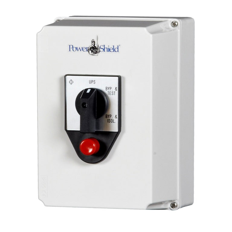 PowerShield Maintenance Bypass Switch, Wrap Around, Push Button, Wall Mount 10K 1-1