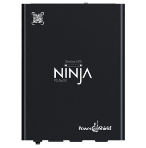 PowerShield Ninja Slimline 600VA UPS, LiFePO4, 2x IEC Outputs, Lithium-iron Phosphate, DIN Rail Mount, Silent Operation, 5 Yr Warranty