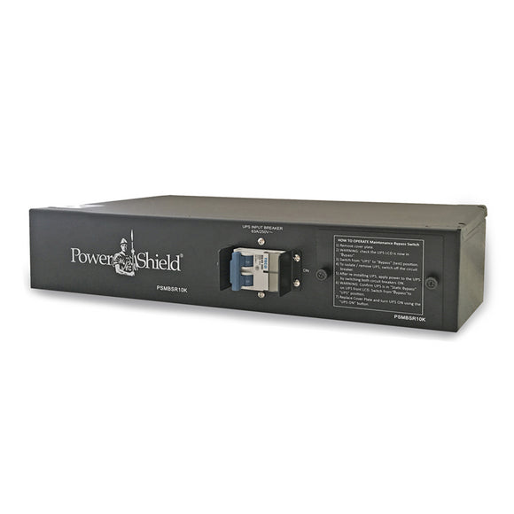 PowerShield Rack Mount 1:1 Maintenance Bypass Switch for 6-10kVA UPS, 2U, HW, Interlocked