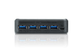 Aten Peripheral Switch 2x4 USB 3.1 Gen1, 2x PC, 4x USB 3.1 Gen1 Ports, Remote Port Selector, Plug and Play