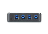 Aten Peripheral Switch 4x4 USB 3.1 Gen1, 4x PC, 4x USB 3.1 Gen1 Ports, Remote Port Selector, Plug and Play