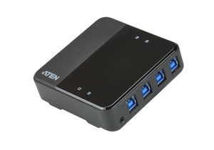 Aten Peripheral Switch 4x4 USB 3.1 Gen1, 4x PC, 4x USB 3.1 Gen1 Ports, Remote Port Selector, Plug and Play