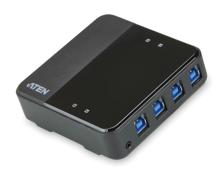 Aten Peripheral Switch 4x4 USB 3.1 Gen1, 4x PC, 4x USB 3.1 Gen1 Ports, Remote Port Selector, Plug and Play