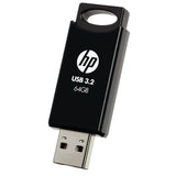 (LS) HP 712W 64GB USB3.2  70MB/s Flash Drive Memory Stick Slide 0°C to 60°C  4.5~5.5 VDC Push-Pull Design External Storage for Windows 10 11 Mac