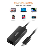 mbeat®  USB-C Gigabit Ethernet Adapter - Black