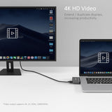 mbeat®  Essential Pro  5-IN-1 USB- C Hub ( 4k HDMI Video, USB-C PD Pass Through Charging, USB 3.0 x 2, USB-C x 1)