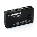 mbeat® USB 2.0 All In One Card Reader - Supports SD/SDHC/CF/MS/XD/MicroSD /MicroSD HC / SONY M2 without adaptor.