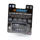 mbeat® USB 2.0 All In One Card Reader - Supports SD/SDHC/CF/MS/XD/MicroSD /MicroSD HC / SONY M2 without adaptor.