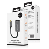 mbeat Elite USB-C to Display Port Adapter  -Converts USB-C to DisplayPort female port, 4K@60Hz (3840×2160),  15cm - Space Grey
