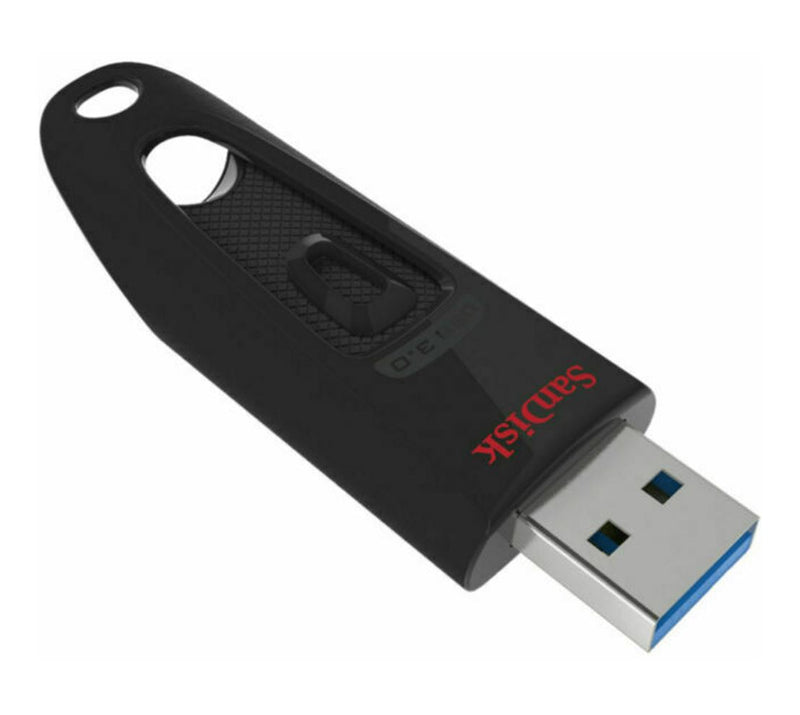 (LS) SanDisk Ultra 256GB USB3.0 Flash Drive ~130MB/s Memory Stick Thumb Key Lightweight SecureAccess Password-Protected Retail 5yr