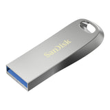 SanDisk 128GB Ultra Luxe USB3.1 Flash Drive Memory Stick USB Type-A 150MB/s capless sliver 5 Years Limited Warranty