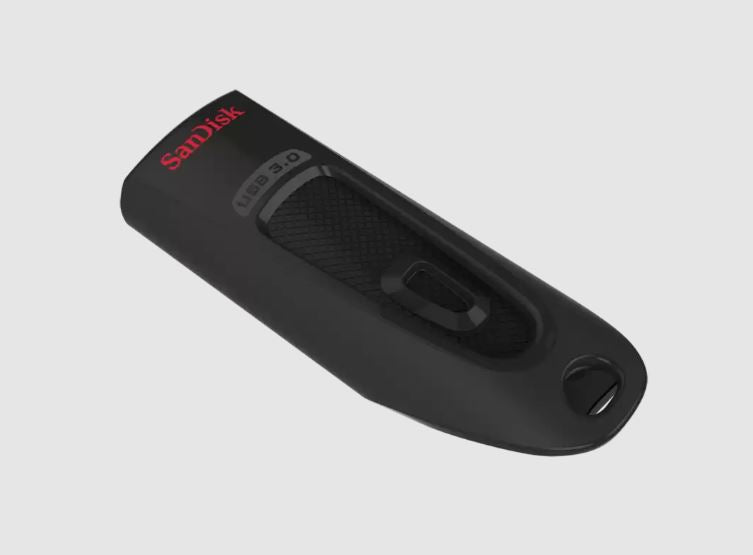 SanDisk Ultra USB 3.0 Flash Drive, CZ48 512GB, USB3.0, Black, stylish sleek design, 5Y warranty