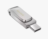 SanDisk SDDDC4 1TB, Metal, USB 3.2 Gen 1 Type C reversible connector, Swivel Design, Sequential Read Performance 400MB/s, 5Y