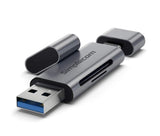 Simplecom CR402 SuperSpeed USB-C and USB-A SD/MicroSD Card Reader USB 3.2 Gen 1 (USB 3.0)