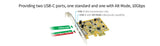 Sunix USB 3.1 10G & DisplayPort Alt-Mode PCI Express Host Card with Dual USB Type-C Receptacles
