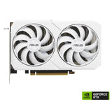 ASUS nVidia GeForce DUAL-RTX3060-O8G-WHITE White Edition 8GB GDDR6, 1867 MHz Boost Clock,PCI Express 4.0, HDMIx1, DPx3