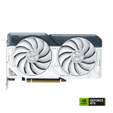 ASUS nVidia GeForce DUAL-RTX4060-O8G-WHITE RTX4060 White OC Edition 8GB GDDR6, 2505 MHz Boost Clock, RAM 17 Gbps, 3xDP, 1xHDMI