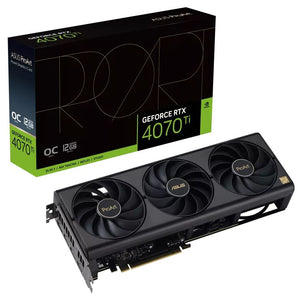 ASUS nVidia GeForce PROART-RTX4070TI-O12G ProArt RTX4070 Ti OC Edition 12GB GDDR6X, 2730 MHz Boost Clock, RAM21Gbps, 3xDP, 1xHDMI, 300x120x50mm