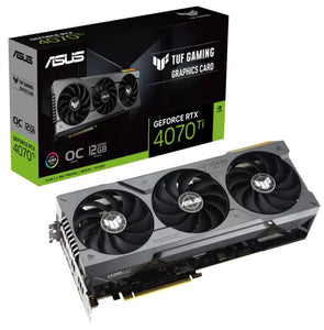 ASUS nVidia GeForce TUF-RTX4070TI-O12G-GAMING RTX4070 Ti 12GB GDDR6X OC Edition, 2730 MHz Boost Clock, RAM 21Gbps,3xDP, 2xHDMI, 305x138x65mm