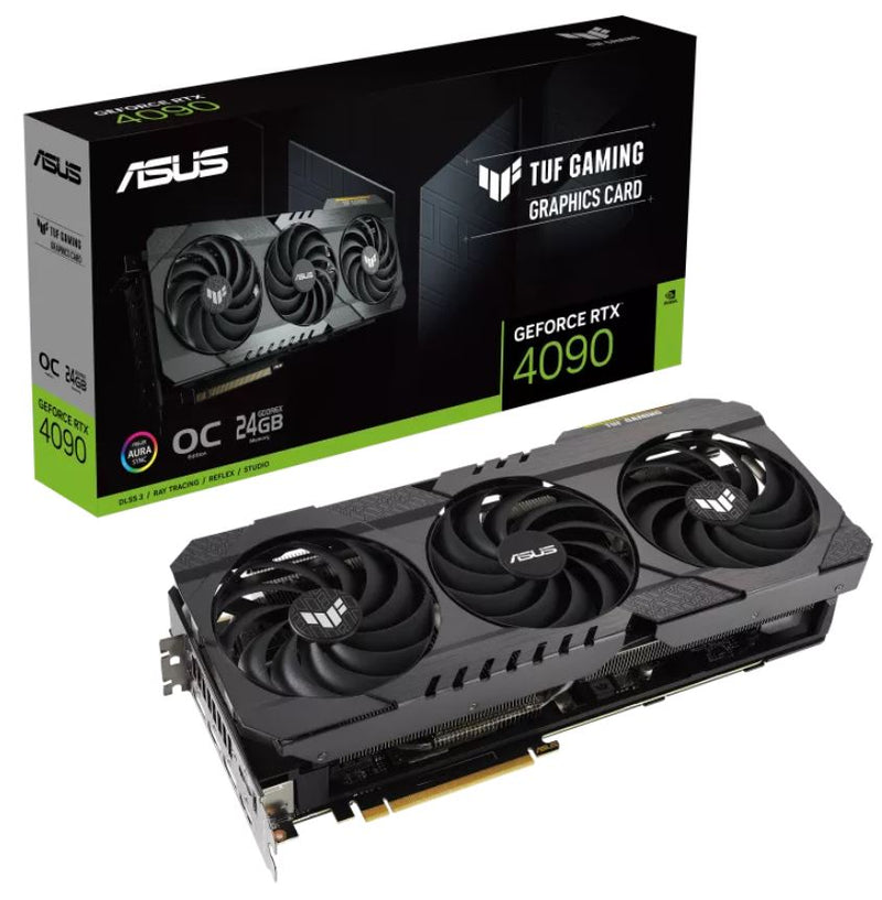 ASUS nVidia GeForce TUF-RTX4090-O24G-OG-GAMING 24GB GDDR6X OG OC Edition, 2565MHz Boost, RAM 21 Gbps, 3xDP, 2xHDMI 3.2 Slot, 325.9x140.2x62.8mm