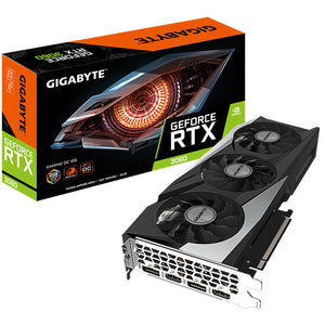 Gigabyte nVidia GeForce RTX 3060 GAMING OC rev 2.0 12G GDDR6 Video Card, PCI-E 4.0, 1837 Mhz Core Clock,  2x DP 1.4a, 2x HDMI 2.1, RGB Fusion 2.0