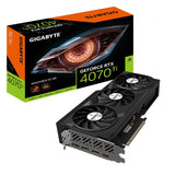 Gigabyte nVidia GeForce RTX 4070 Ti Windforce OC 12GD GDDR6 Video Card, PCI-E 4.0, 2625 MHz  Core Clock, 3x DP 1.4a, 1x HDMI 2.1