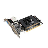 Gigabyte nVidia GeForce GT 710 2GB DDR3 2.0 PCIe Video Card 4K 3xDisplays HDMI DVI VGA Low Profile Fan