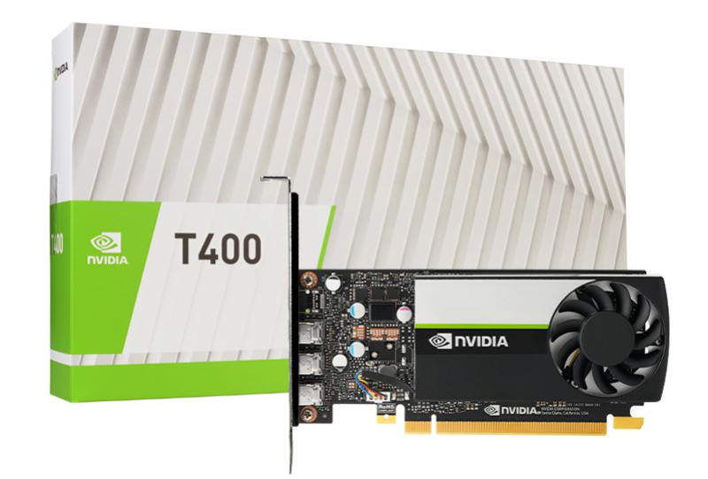 Leadtek nVidia Quadro Turing T400 Workstation GPU, 4GB GDDR6, PCI-E 3.0 x16, 384 NVidia CUDA Cores, 3x mDP 1.4, LP Bracket