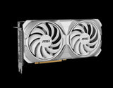 MSI GeForce RTX 4070 Ti SUPER 16G VENTUS 2X WHITE OC Video Card  2640 MHz Boost Clock, 12GB GDDR6X,DisplayPort x 3 (v1.4a),HDMI x 1