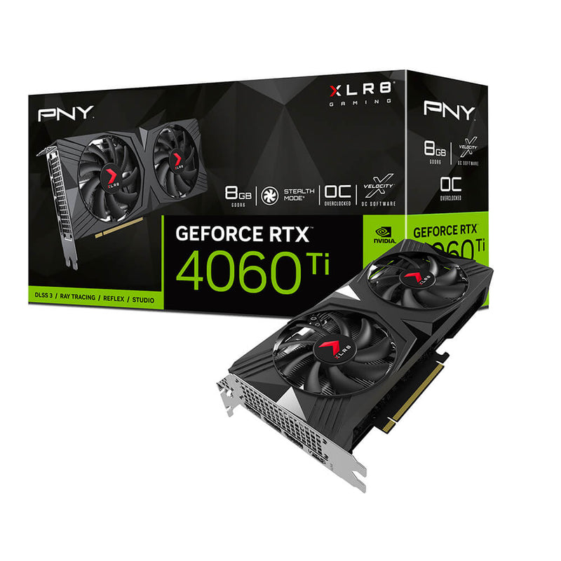 PNY GeForce RTX™ 4060 Ti 8GB VERTO™ Dual Fan DLSS 3 -OC Version