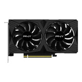 PNY GeForce RTX™ 4060 8GB VERTO™ Dual Fan DLSS 3 VCG40608DFXPB1  Clock Speed 1830 MHz/Boost Speed 2460 MHz/Memory Size  8GB GDDR6/ PCI-Express 4.0 x16