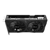 PNY GeForce RTX™ 4060 8GB VERTO™ Dual Fan DLSS 3 VCG40608DFXPB1  Clock Speed 1830 MHz/Boost Speed 2460 MHz/Memory Size  8GB GDDR6/ PCI-Express 4.0 x16