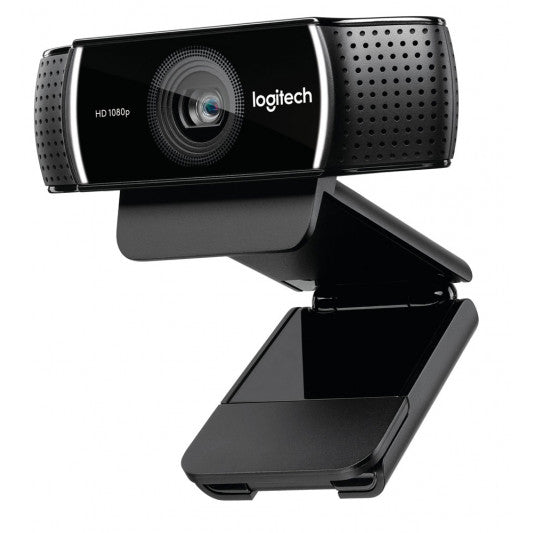 Logitech C922 Pro Stream Full HD Webcam 30fps at 1080p Autofocus Light Correction 2 Stereo Microphones 78° FoV 3mths XSplit License (> 960-001091)